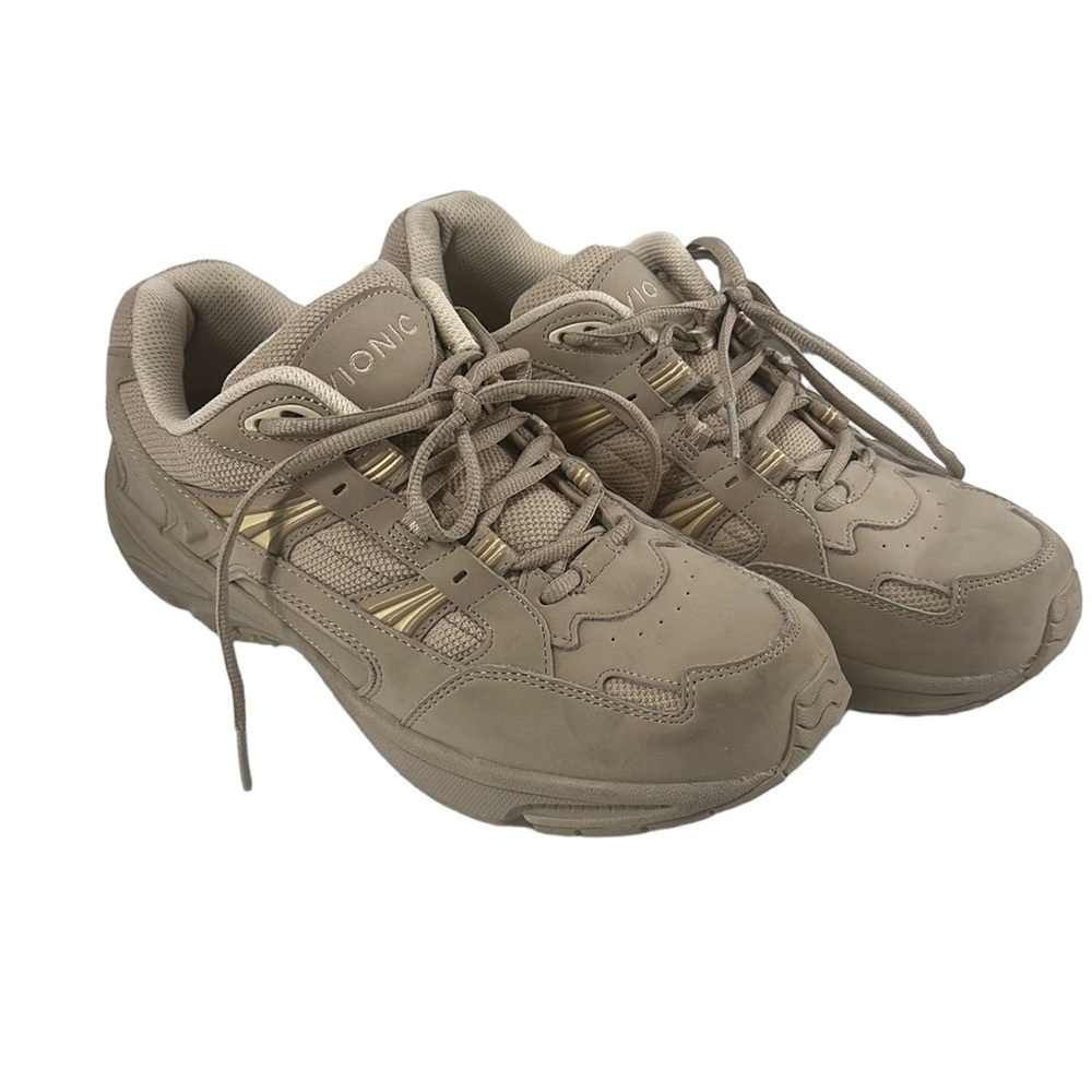 Vionic 23 Walk Women's tan/beige Walking Shoes Size 10 sneakers